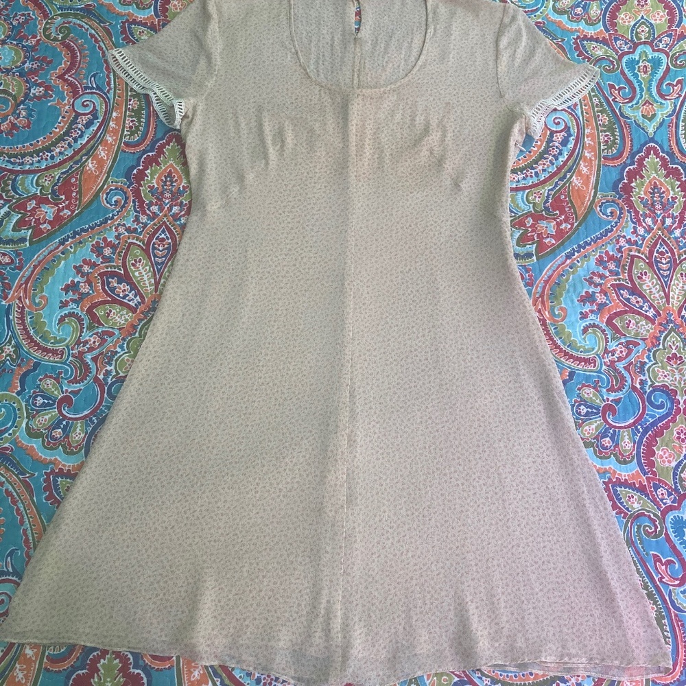 Lovely Vintage 1990's Gossamer Pastel Silk Mini Dress / Tunic